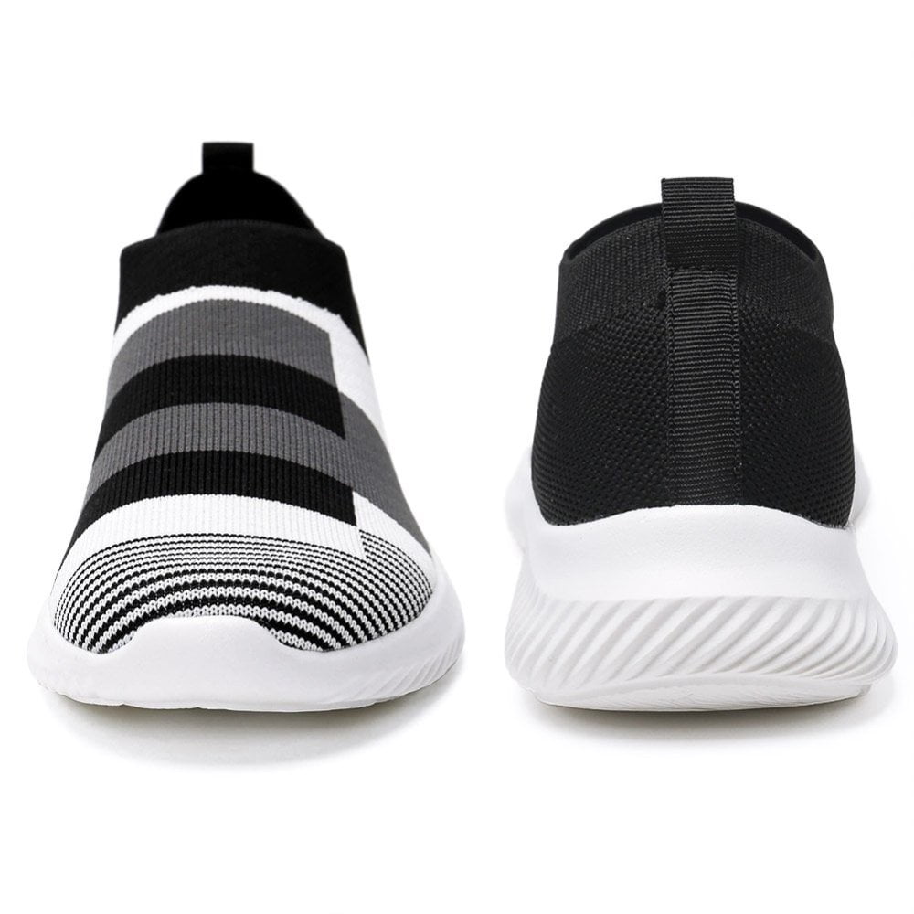 Ablanczoom Womens Sneakers Running Shoes Slip-on Fitness Sports Walking Tennis Flats