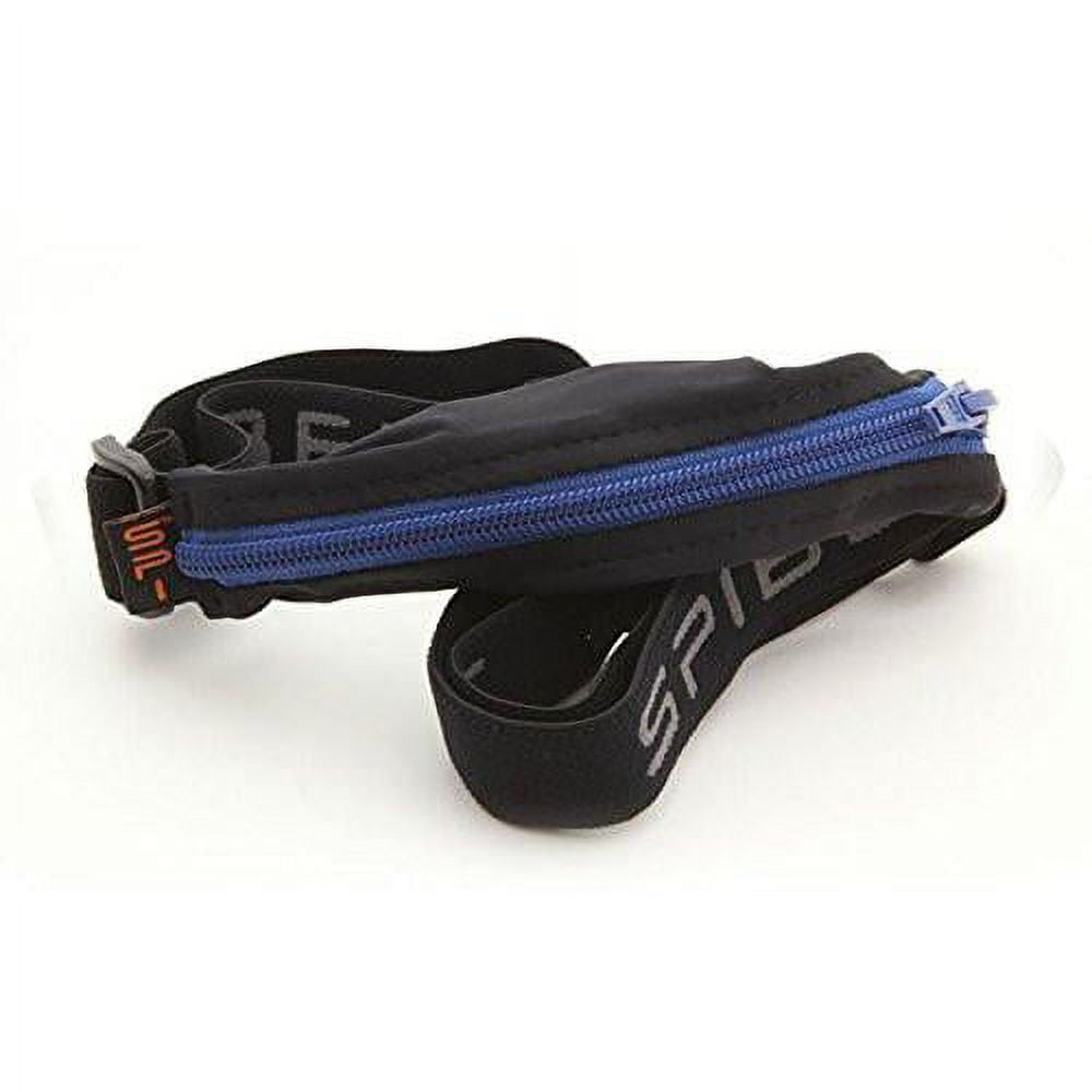 Spibelt LARGE Pocket Running Belt, No Bounce Exercise Waistpack – Black/Turquoise
