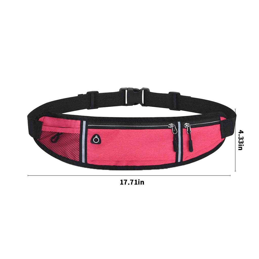 YFGEFTR Slim Running Belt for Women Men, Runners Fanny Pack Phone Holder, Runner Belt for Slim Running Walking Cycling Camping Gym, Running Gear Accessories