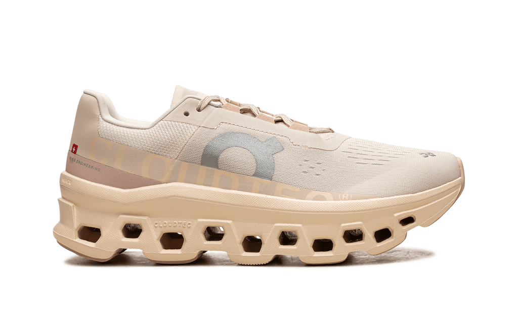 ON RUNNING WOMENS Cloudmonster Womens "Moon/Fawn" 61.97785 61.97785 from Stadium Goods