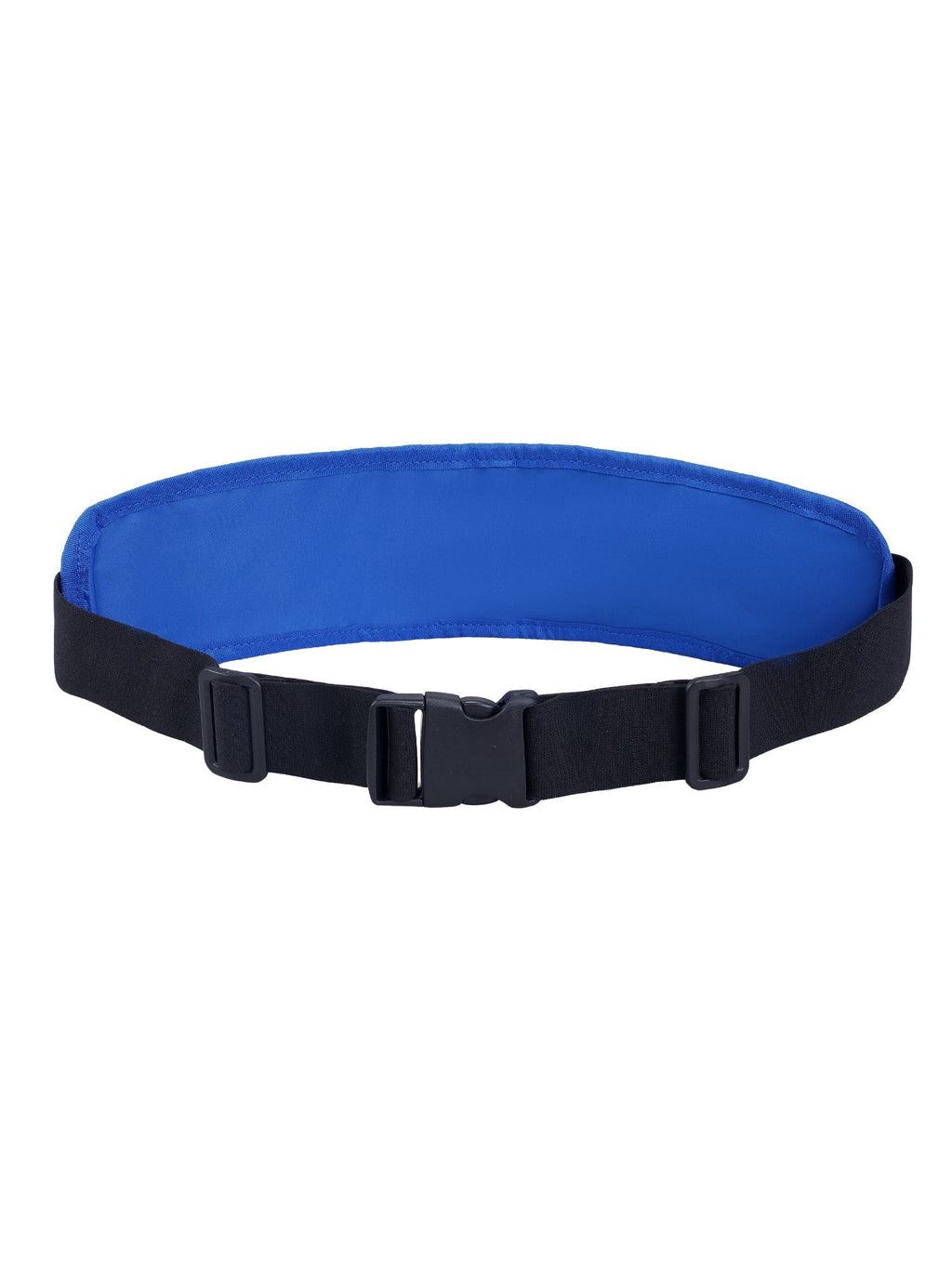 MIER Running Belt Slim Waist Pack with Bib Clips Adjustable Elastic Phone Holder for Fitness Marathon Daily Travel Black