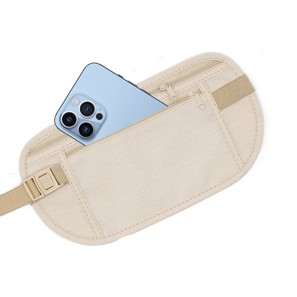 Thin Running Belt Fannys Pack Runners Phone Holder Waist Bag,Travelling Money Phone Holder Running Gear Accessories