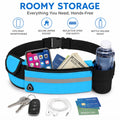 Slim Running Belt Waist Pack, Adjustable Travel Belt Bag for Phone, Keys and Small Essentials, TIKA