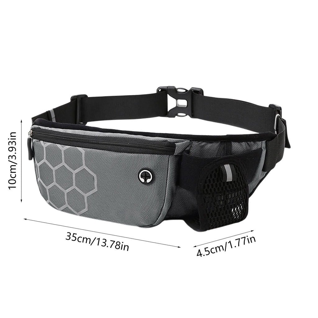 BRELIL 3Pcs Hydration Running Waist Pack, Unisex Water Bottle Belt for Marathon Training, Waterproof Lightweight Fitness Gear for Outdoor Sports Hiking Cycling Phone Holder
