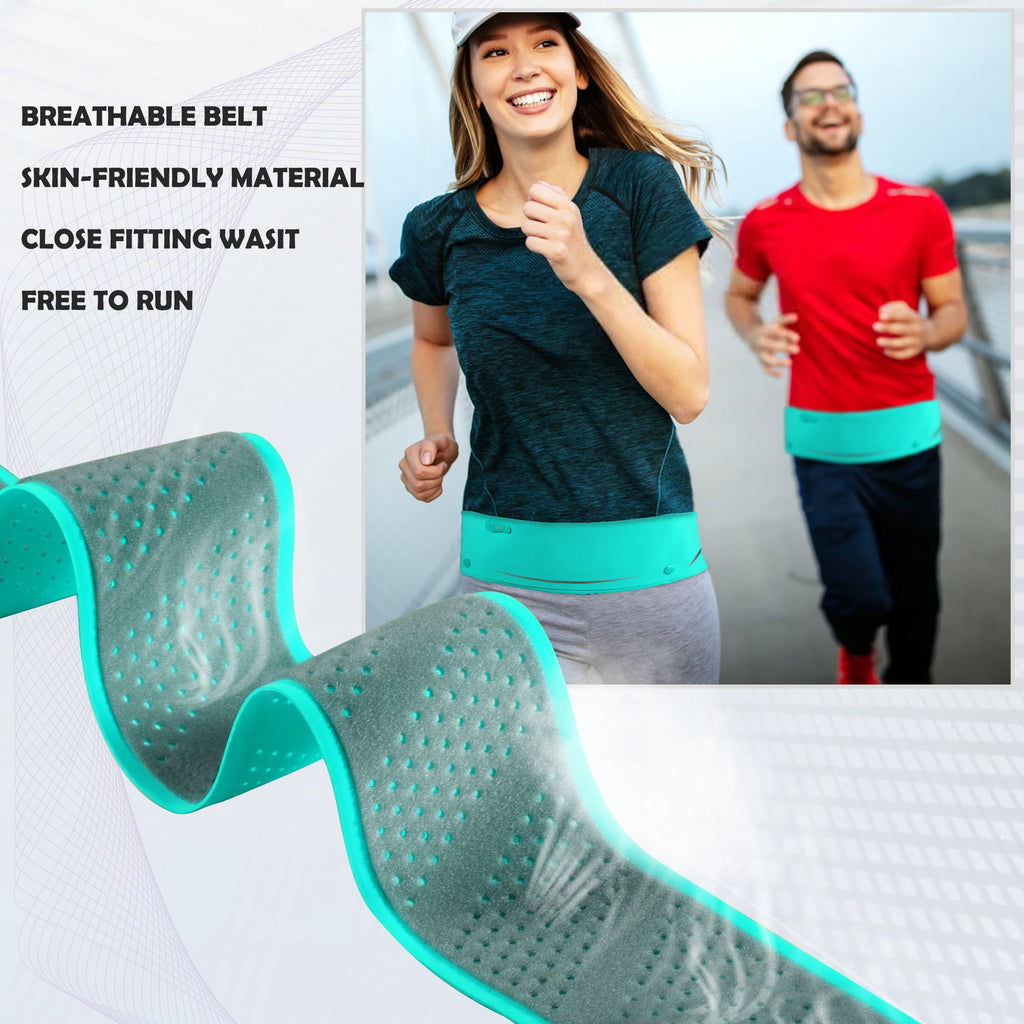 LUXMO LUXURY MOBILE Slim Running Belt Fanny Phone Holder for Running
