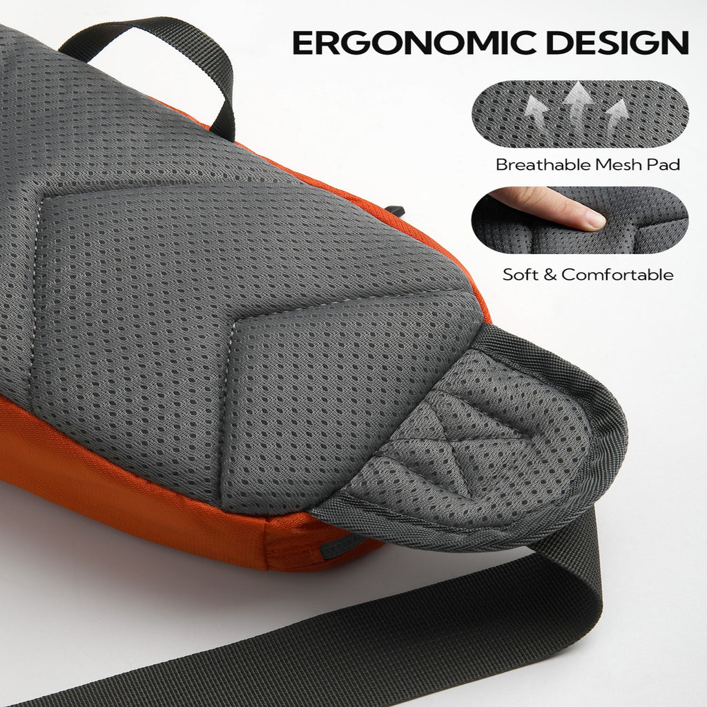 WATERFLY Unisex with Bottle Holder Running Walking Hiking Nylon Fanny Pack Waist Bag,,Blue