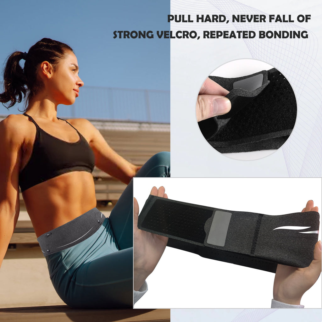 LUXMO LUXURY MOBILE Slim Running Belt Fanny Phone Holder for Running