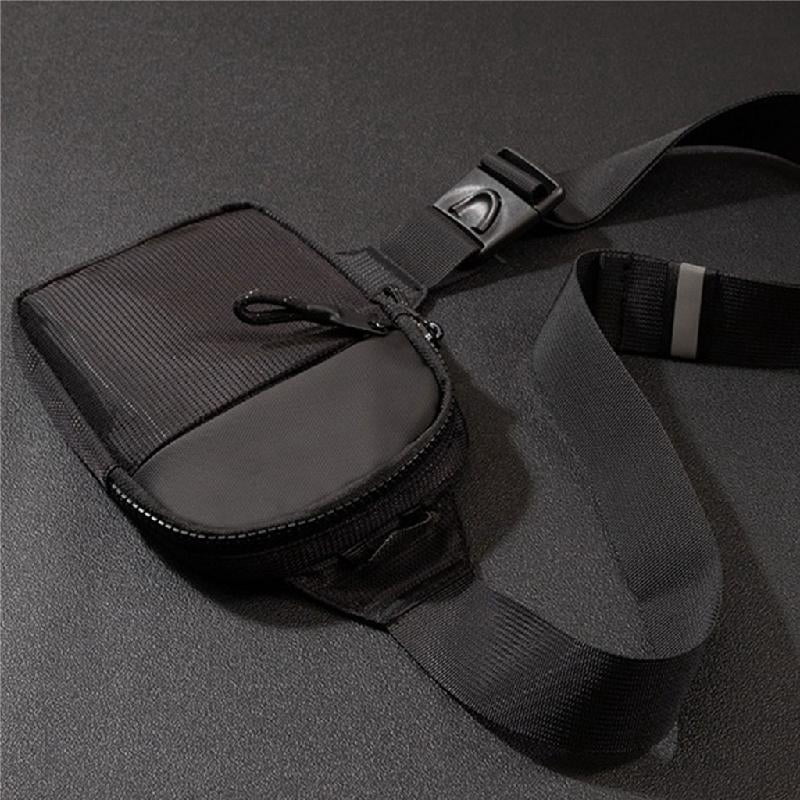 Sports Men Chest Bag Water Waist Pack Running Phone Holder Crossbody Slings Bag Outdoor Sports Accessory