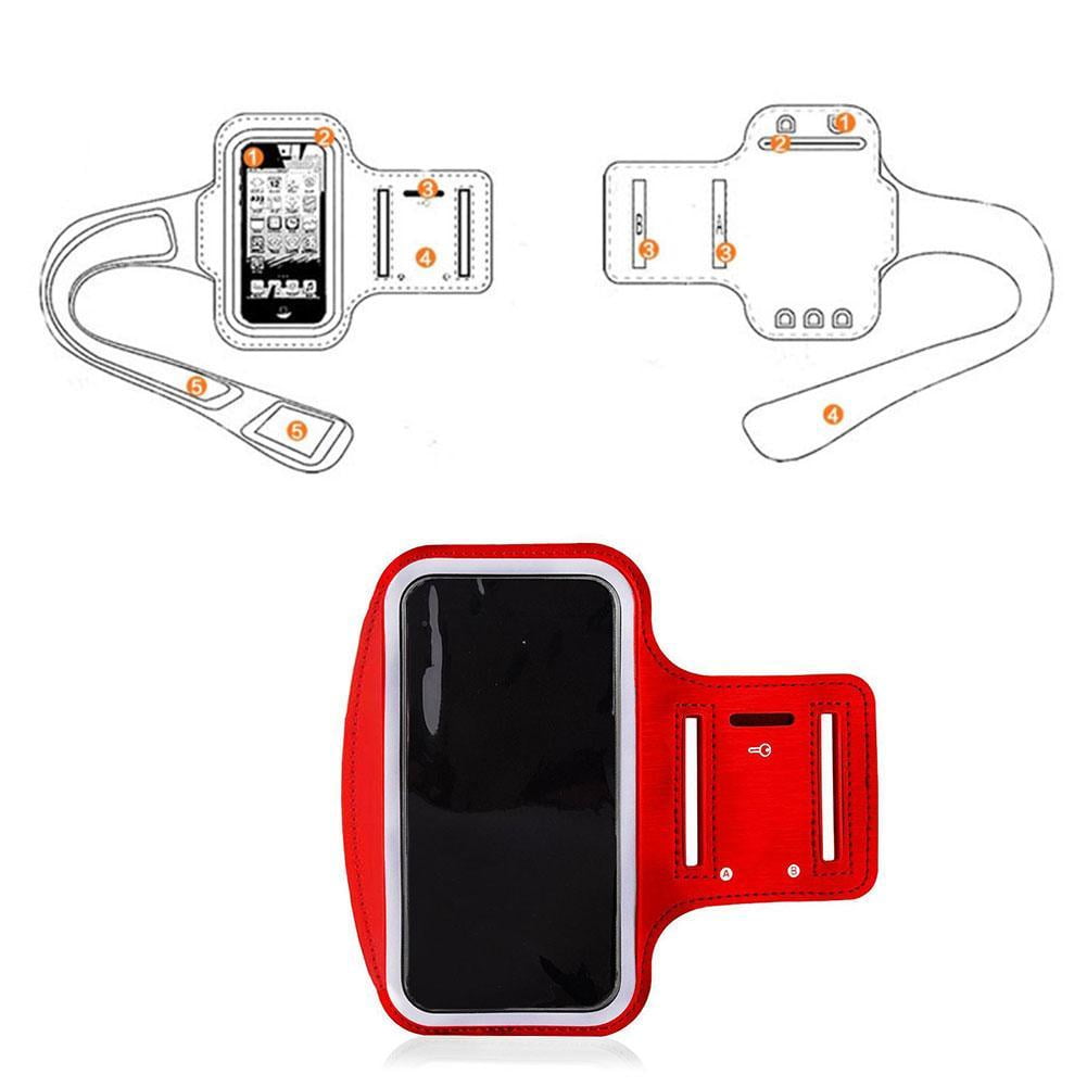 Sports Armband Case Phone Holder Gym Running Jogging Strap For Various Phones