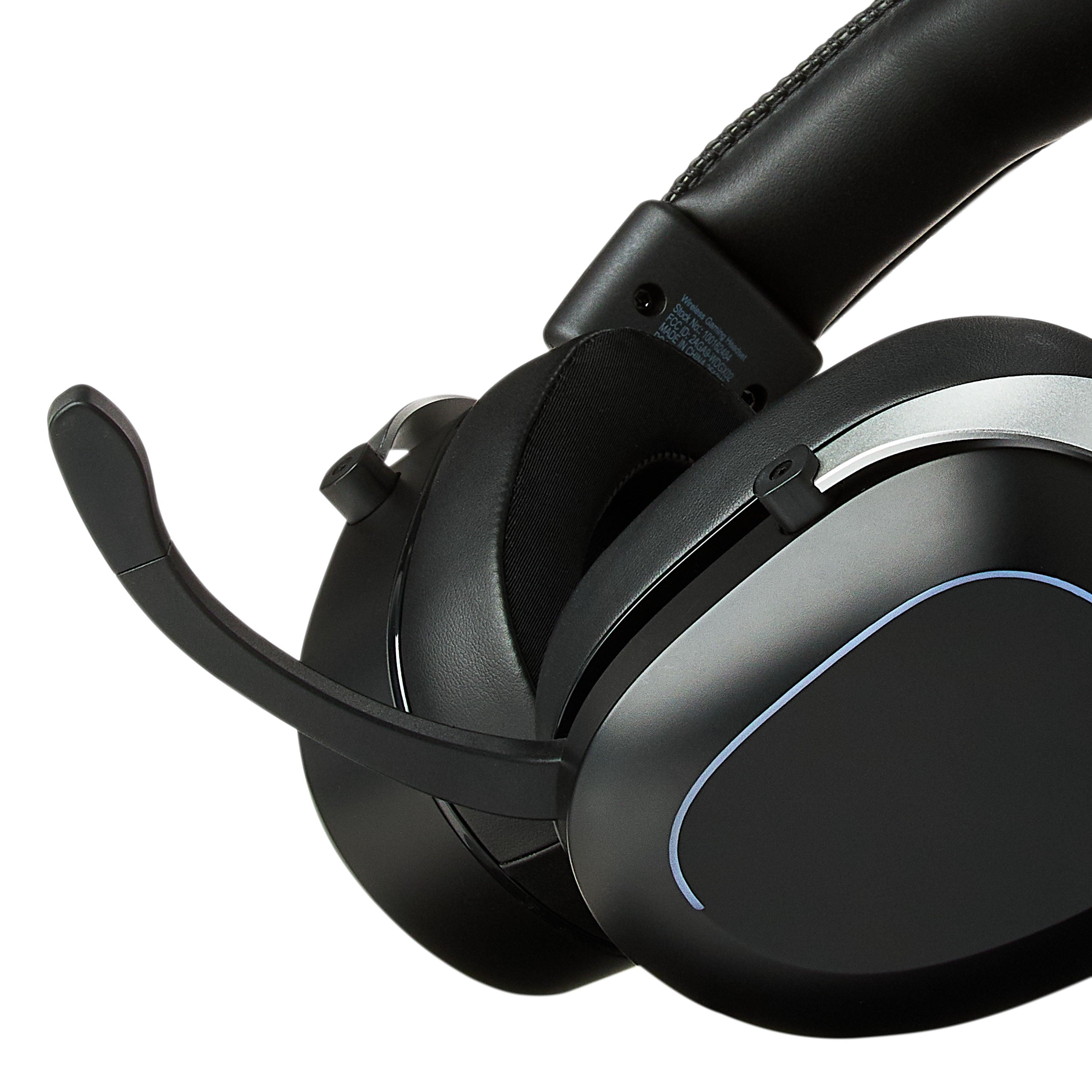 onn PC Wireless Gaming Headset - 2.4Ghz & Bluetooth Dual Mode - 24 Hours Playtime - Ultimate Comfort Cooling Gel Earpad