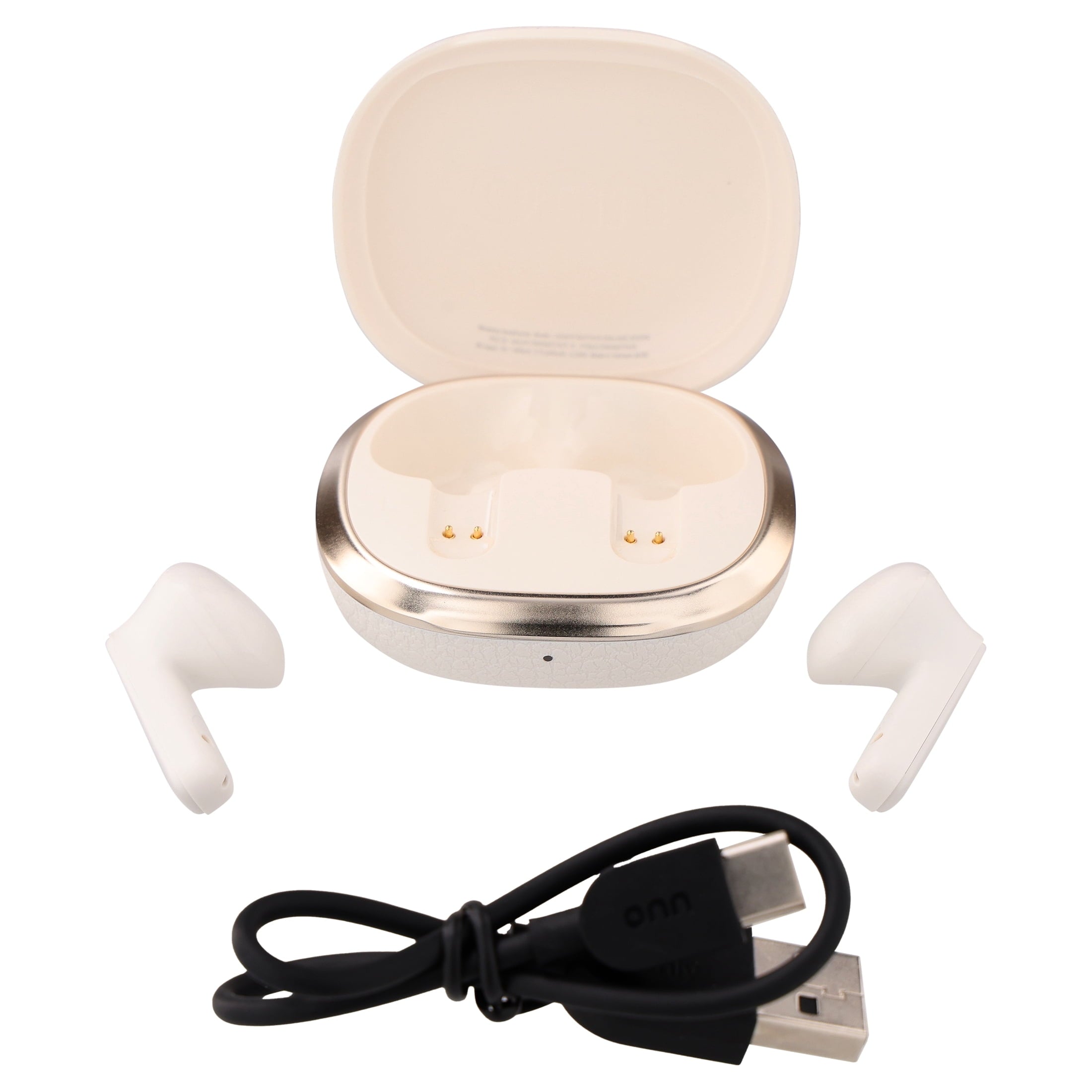 onn Hushbyte Wireless Earbuds, Black