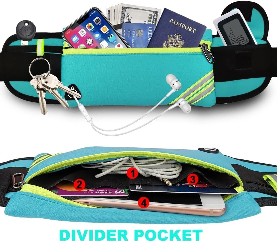 Women Fanny Pack Running Belt,Belt Bag,Water Resistant Wasit Pack Bag for Hiking Fitness,Phone Carrier,Running Gear.
