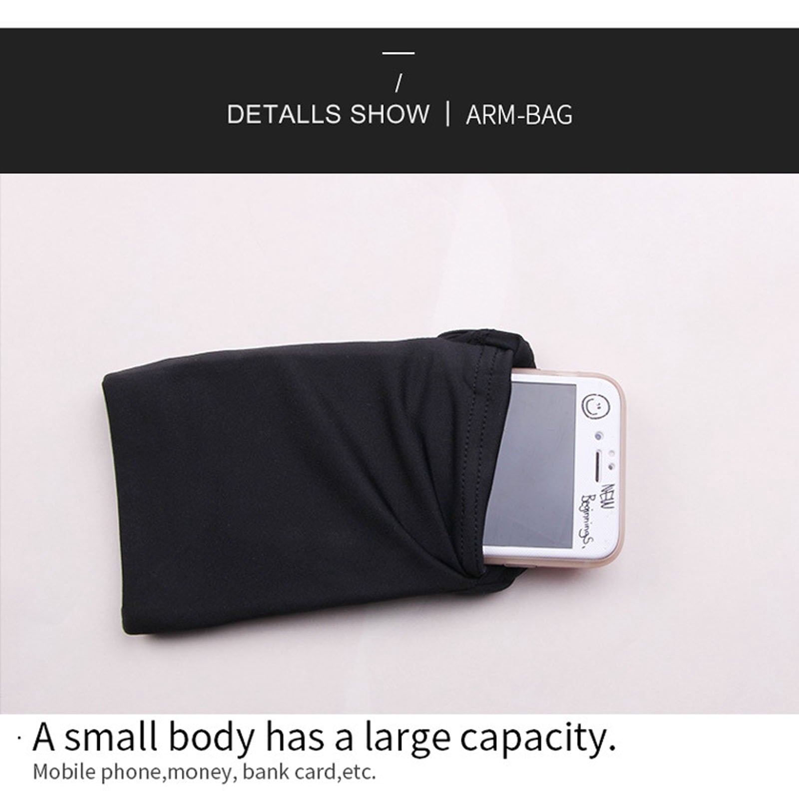 MOAOASPER Armband, Running Armband, Phone Armband, Arm Pouch, Running Pouch, Arm Sleeve, Sports Arm Pouch, Workout Armband, Cell Phone Holder, Key Holder, Running Gear, Gym Accessories