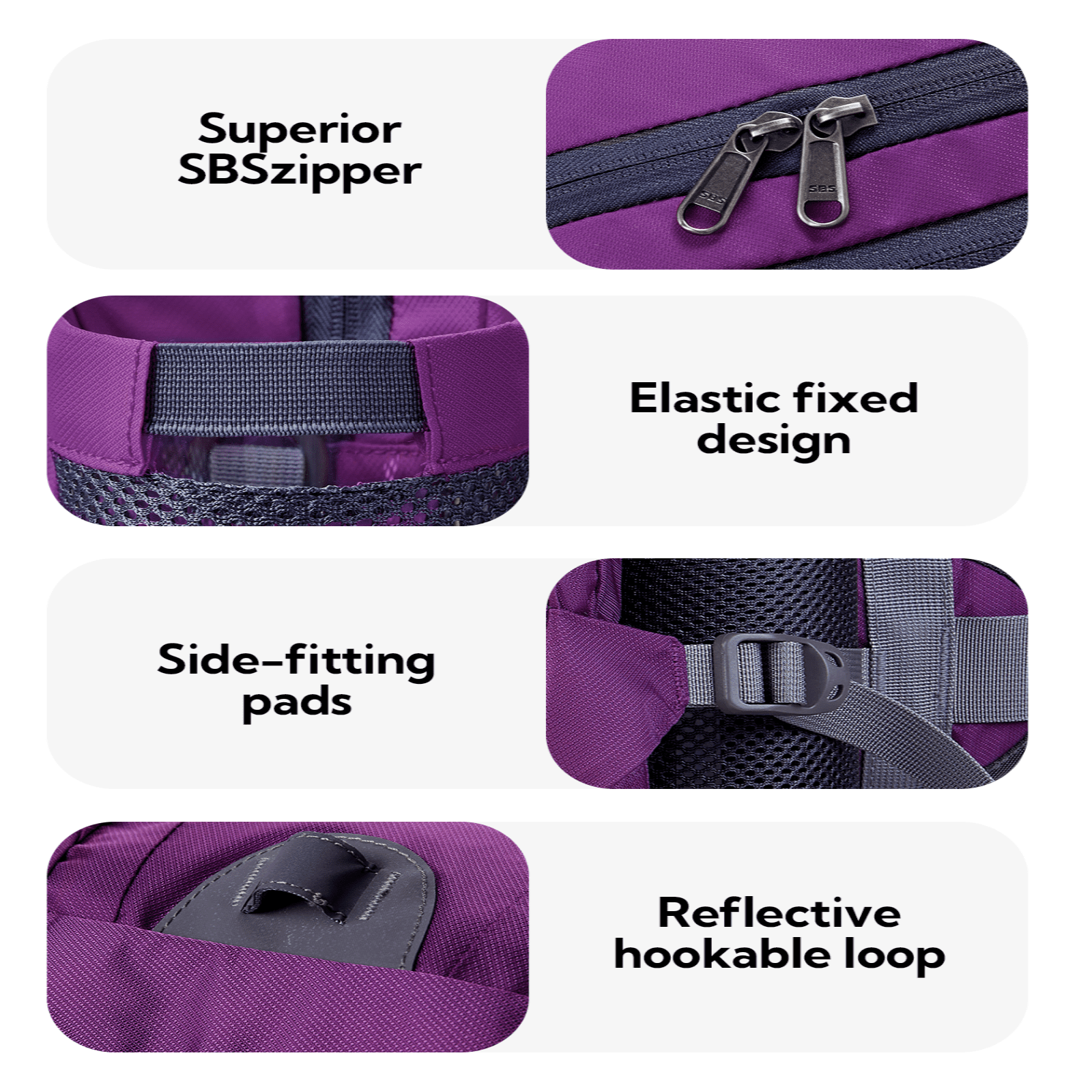 WATERFLY Unisex Large Capacity Hiking with Bottle Holder Nylon Fanny Pack Waist Bag,Gray