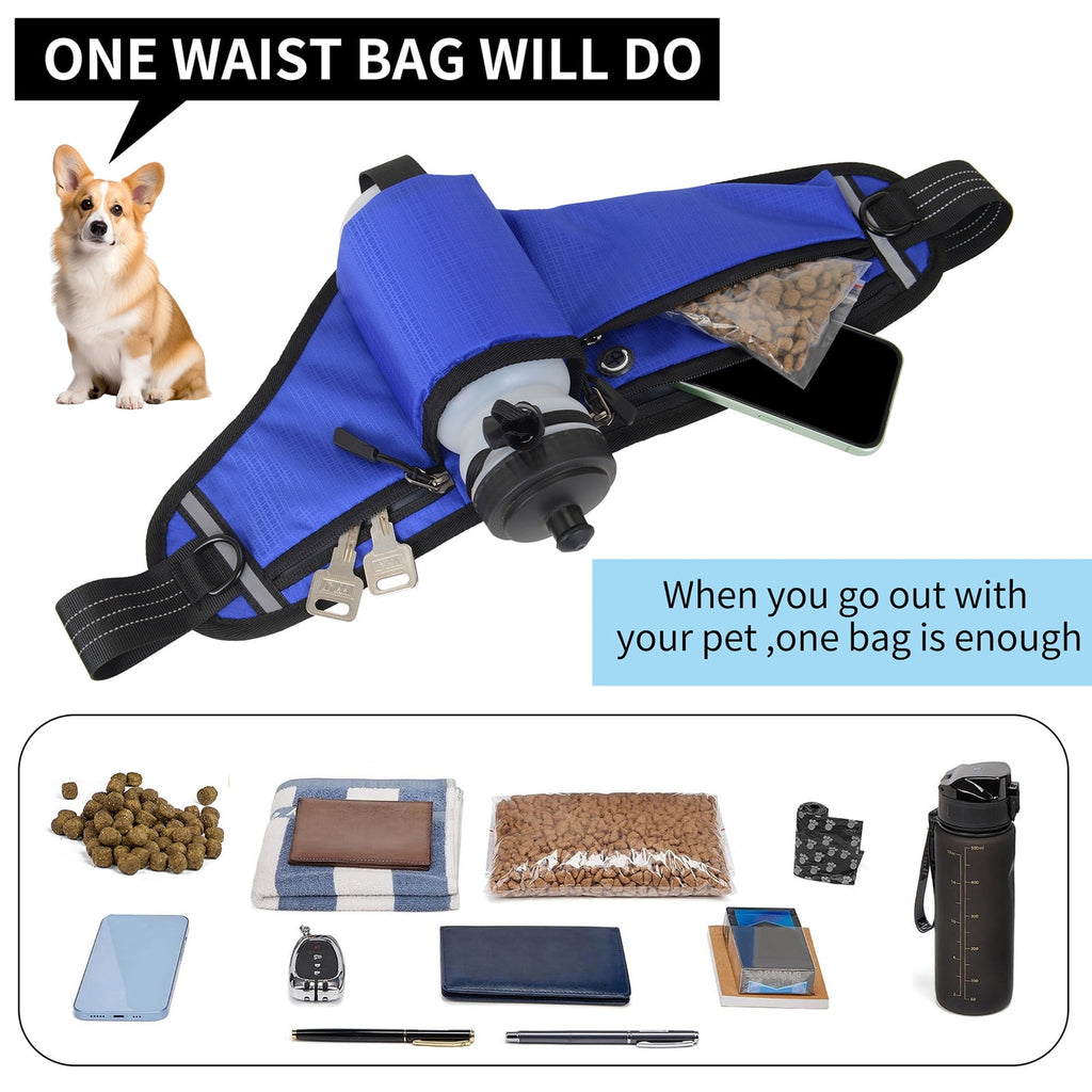 NFTIGB Running Belt Waist Pack Adjustable Hydration Bag with Water Bottle Holder for Runners Men Women, Black (10.63 inches / 27 cm)