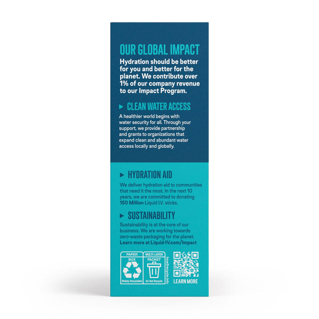 Liquid I.V.® Arctic Raspberry Hydration Multiplier® Powdered Electrolyte Drink Mix, 6 Count Packets