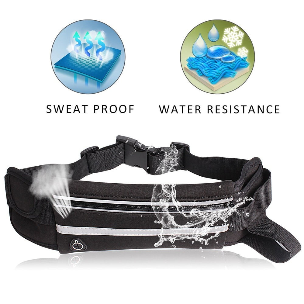Waterproof Running Sports Waist Pack – Shockproof Fitness Mobile Phone Bag, Outdoor Cycling and Running Waist Bag, Water Bottle Holder, Outdoor Sports Accessory