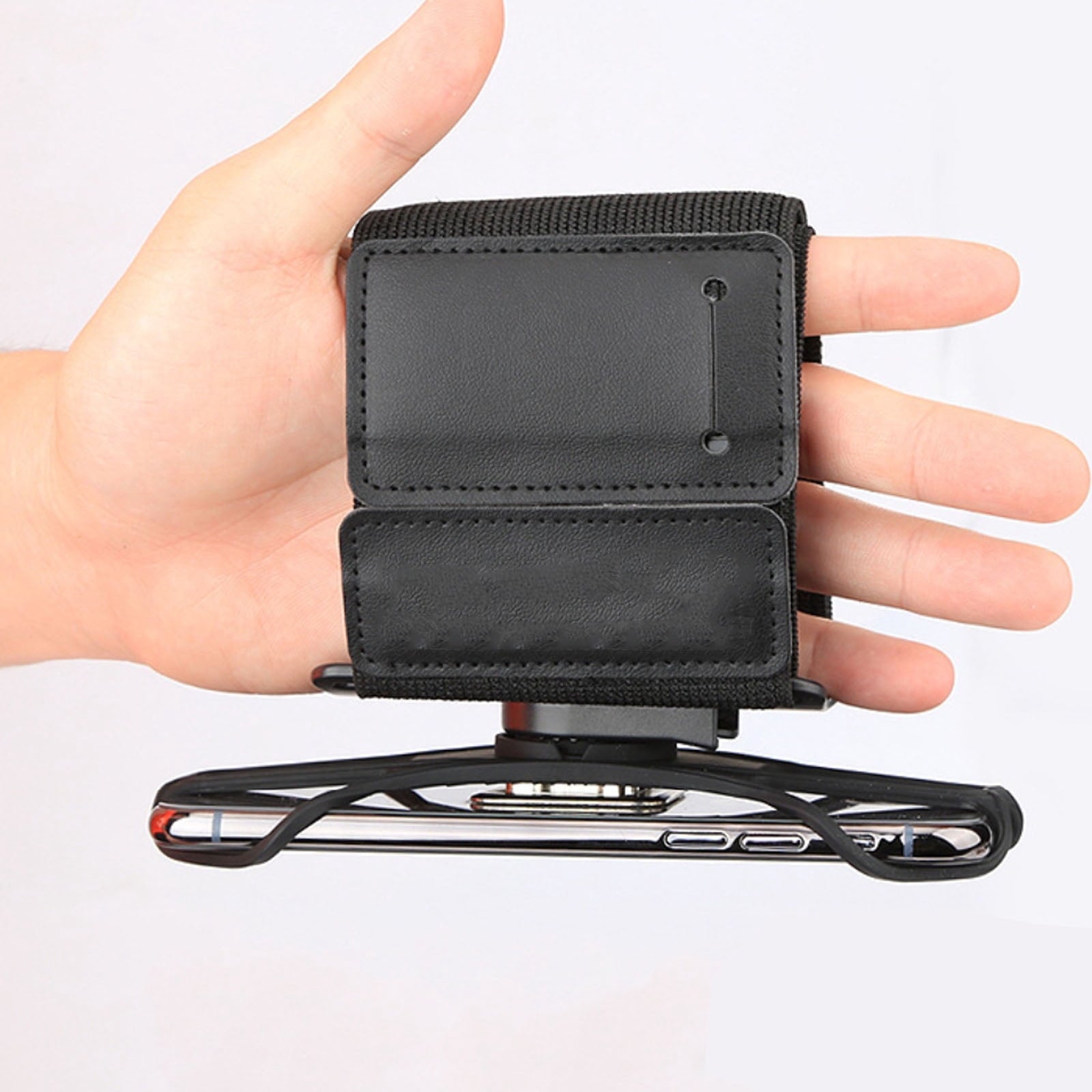 Cell Phone Armband Phone Case Wristband Holder for Running Walking 360° Rotation Forearm Wrist Workout Sports Arm Band Fits Samsung Galaxy A16 A15 A14 A13 A03s Fits iPhone 16e 16 15 14 13 12 Pro