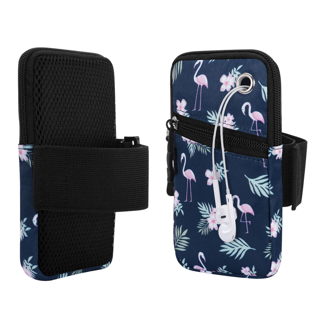 HAWEE Cell Phone Arm Bands Bag for Women Sports Running Pouch Hold Smartphone 6.28 Inches Full-screen, Colorful Flower