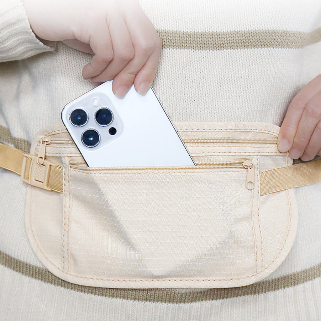 Thin Running Belt Fannys Pack Runners Phone Holder Waist Bag,Travelling Money Phone Holder Running Gear Accessories