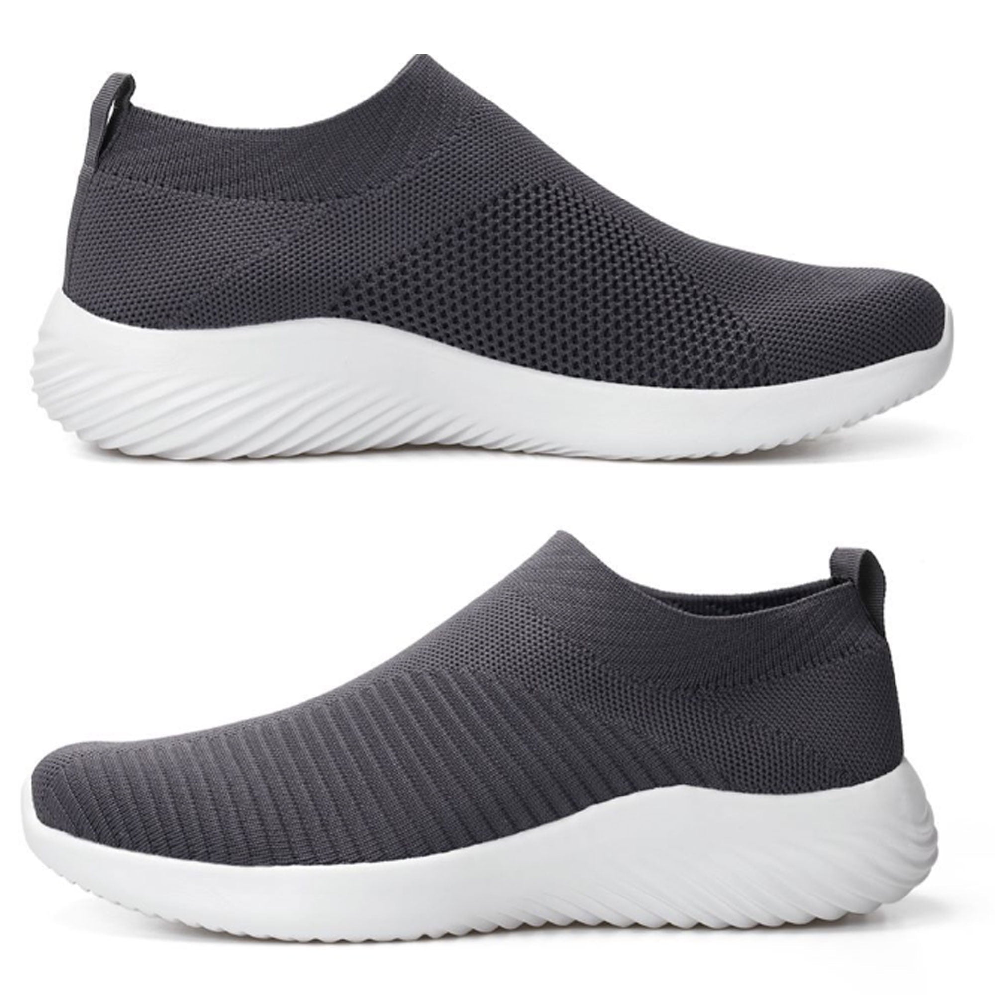 Ablanczoom Womens Sneakers Running Shoes Slip-on Fitness Sports Walking Tennis Flats
