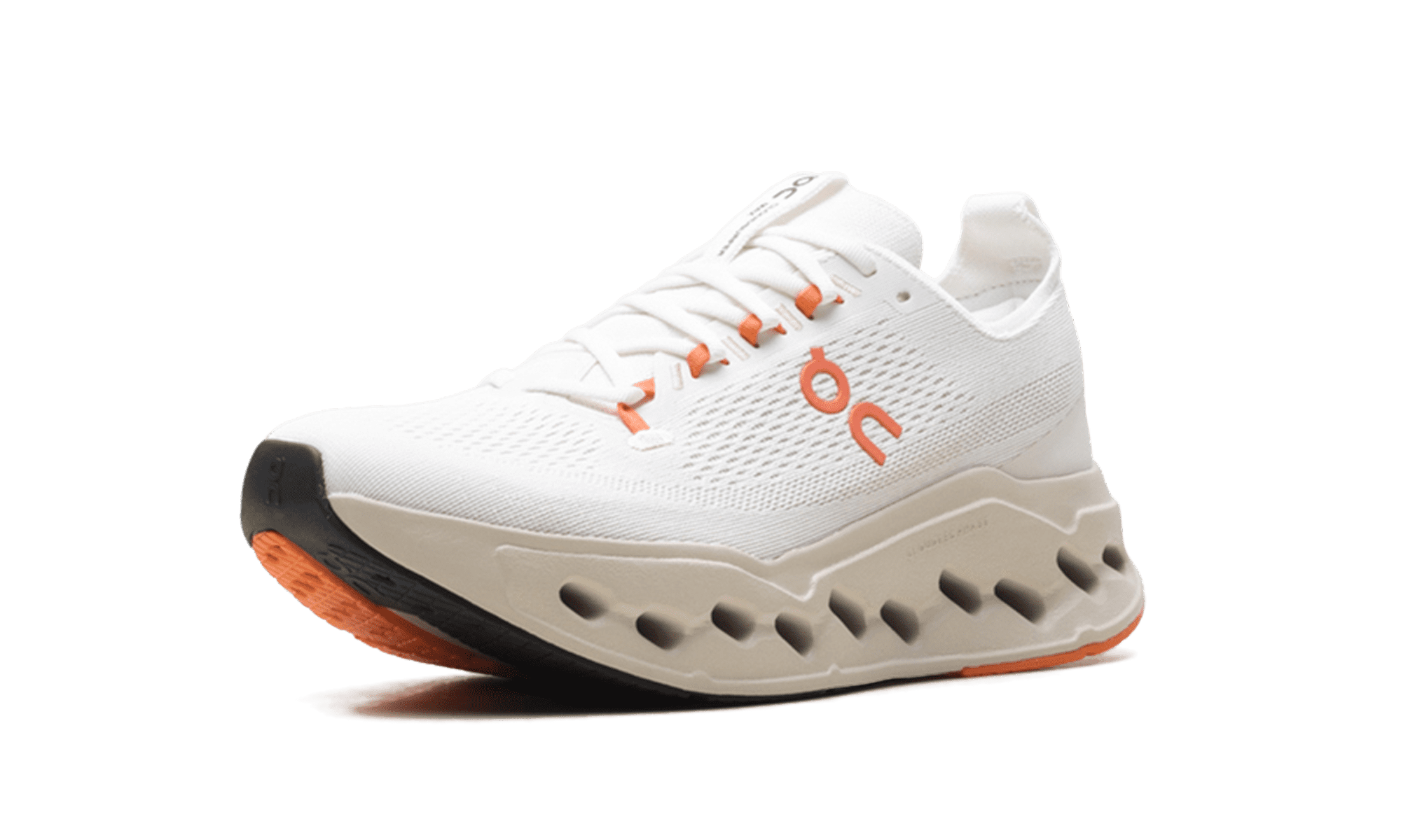 ON RUNNING WOMENS Cloudsurfer Max Womens "Ivory / Salmon" 3WF30223297 3WF30223297 from Stadium Goods