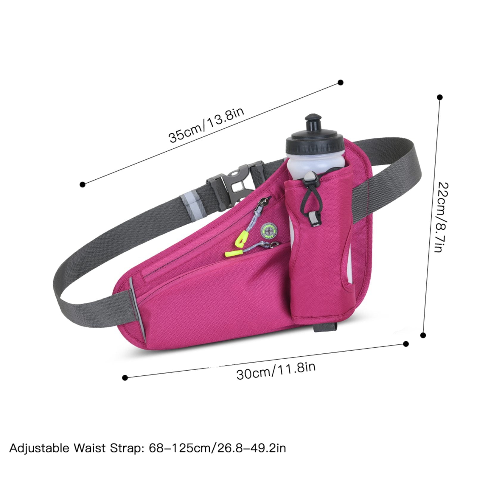 Bag Sports Hydration Belt Bag Running Belt Waist Pack Bum Bag With Water Bottle Holder For Men Women Running Cycle Hiking Walking