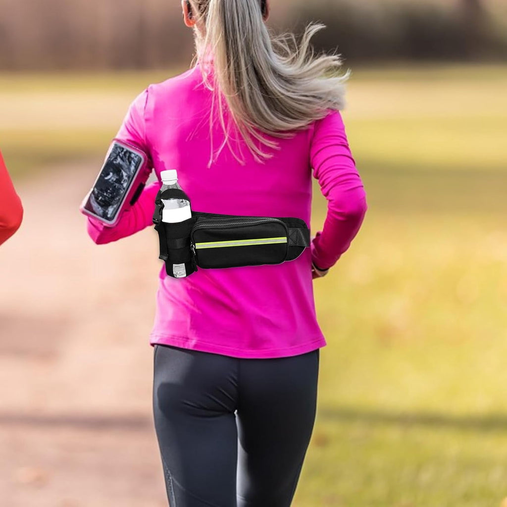 Fanny Pack Water Bottle Holder, Portable Camping Chest Pouch, Waterproof Breathable Fanny Packs, Running Hiking Climbing Fishing Accessory for Outdoor Adventure and Convenient Hands-Free Carrying