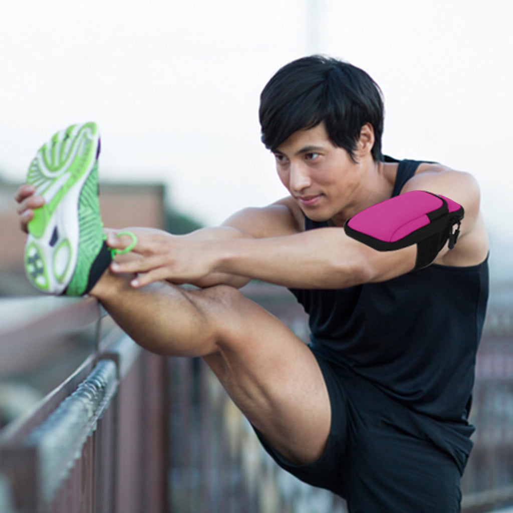 lulshou Phone Holder Arm Bands For Men & Women Fits All Cell Phones Use For Running Walking