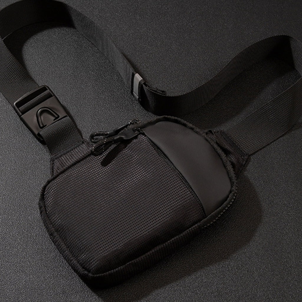 Sports Men Chest Bag Water Waist Pack Running Phone Holder Crossbody Slings Bag Outdoor Sports Accessory