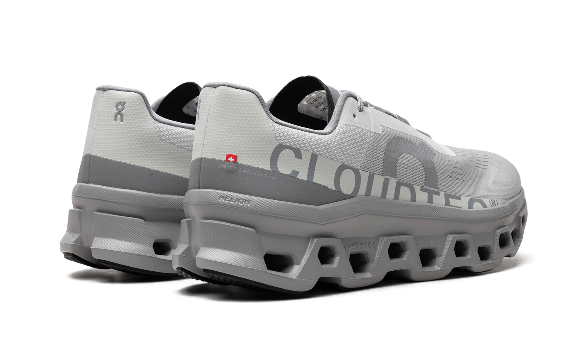 On MENS Cloudmonster "Ice | Alloy" 61.97788 from Stadium Goods