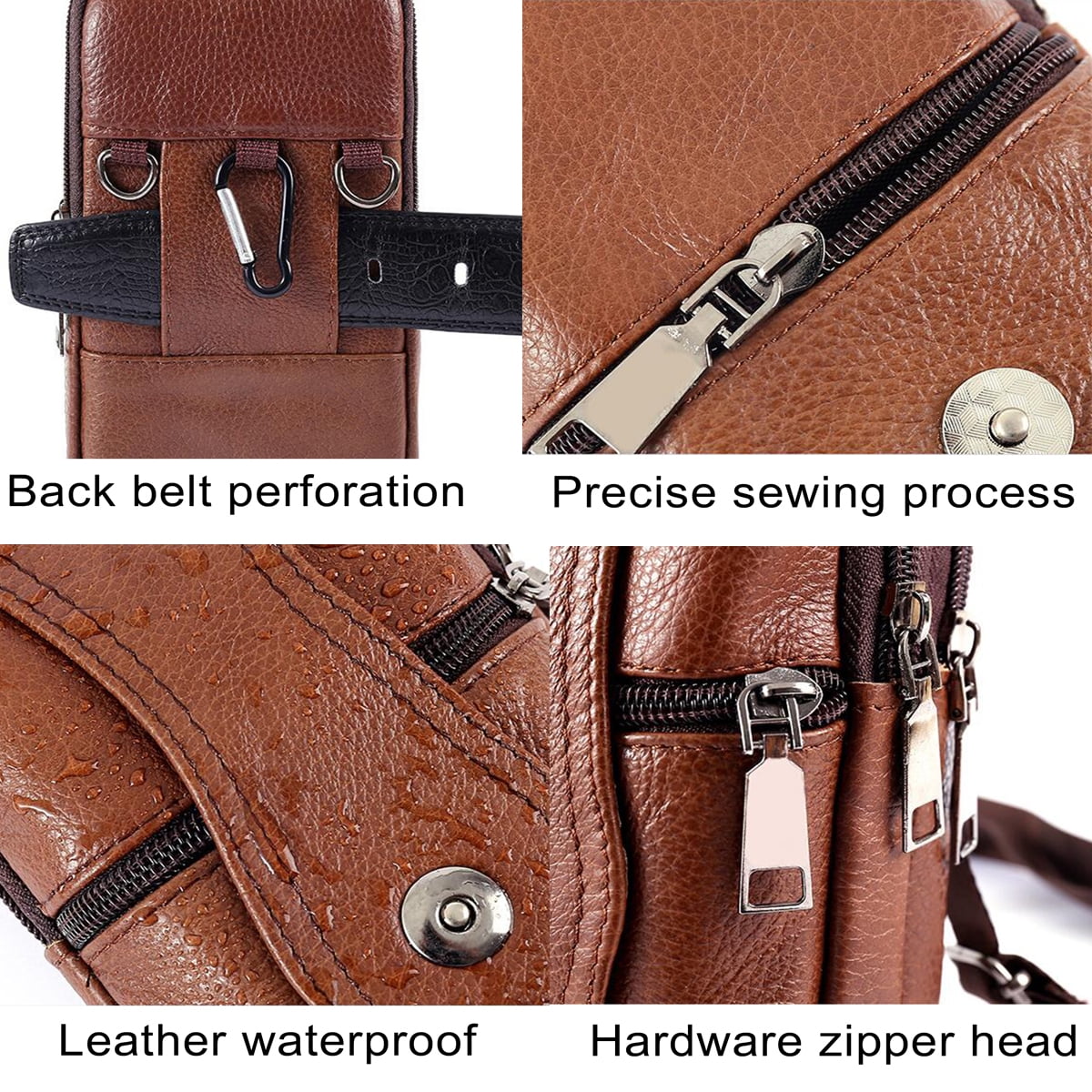 Dream Lifestyle Double-Layer Running Belt with Multi-Pockets Adjustable Belts,Zipper Mens Bag Accessories Belt Fanny Pack Waist Pouch Backpack for Travel Hiking Cycling Running