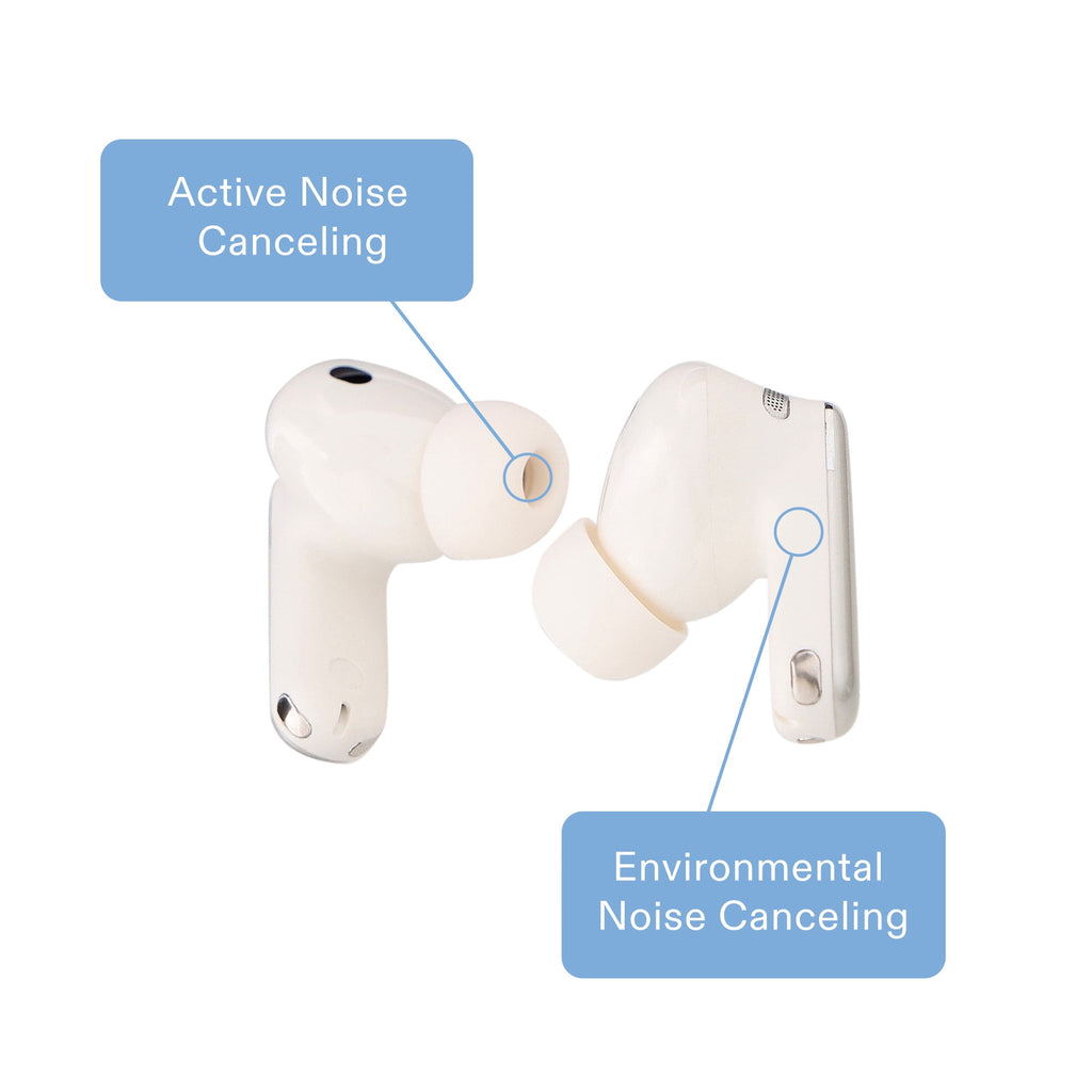 onn TuneTide Pro 2 Wireless Earbuds, Black
