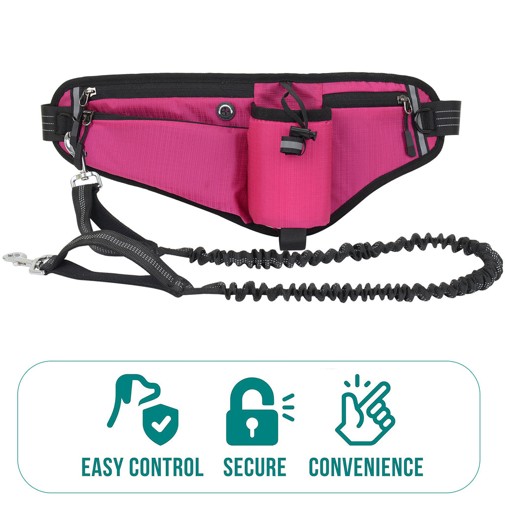 NFTIGB Running Belt Waist Pack Adjustable Hydration Bag with Water Bottle Holder for Runners Men Women, Black (10.63 inches / 27 cm)