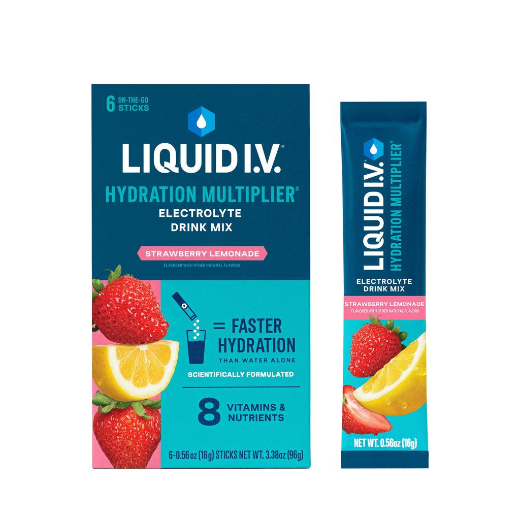 Liquid I.V.® Lemon Lime Hydration Multiplier® Powdered Electrolyte Drink Mix, 6 Count Packets