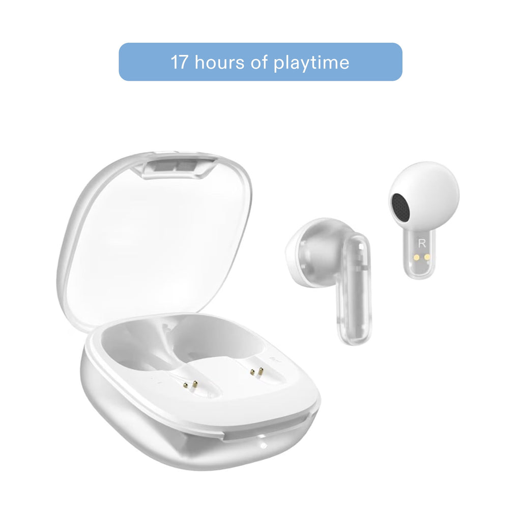 onn Mini Sticks Black Wireless Bluetooth Earbuds with Environmental Noise Canceling