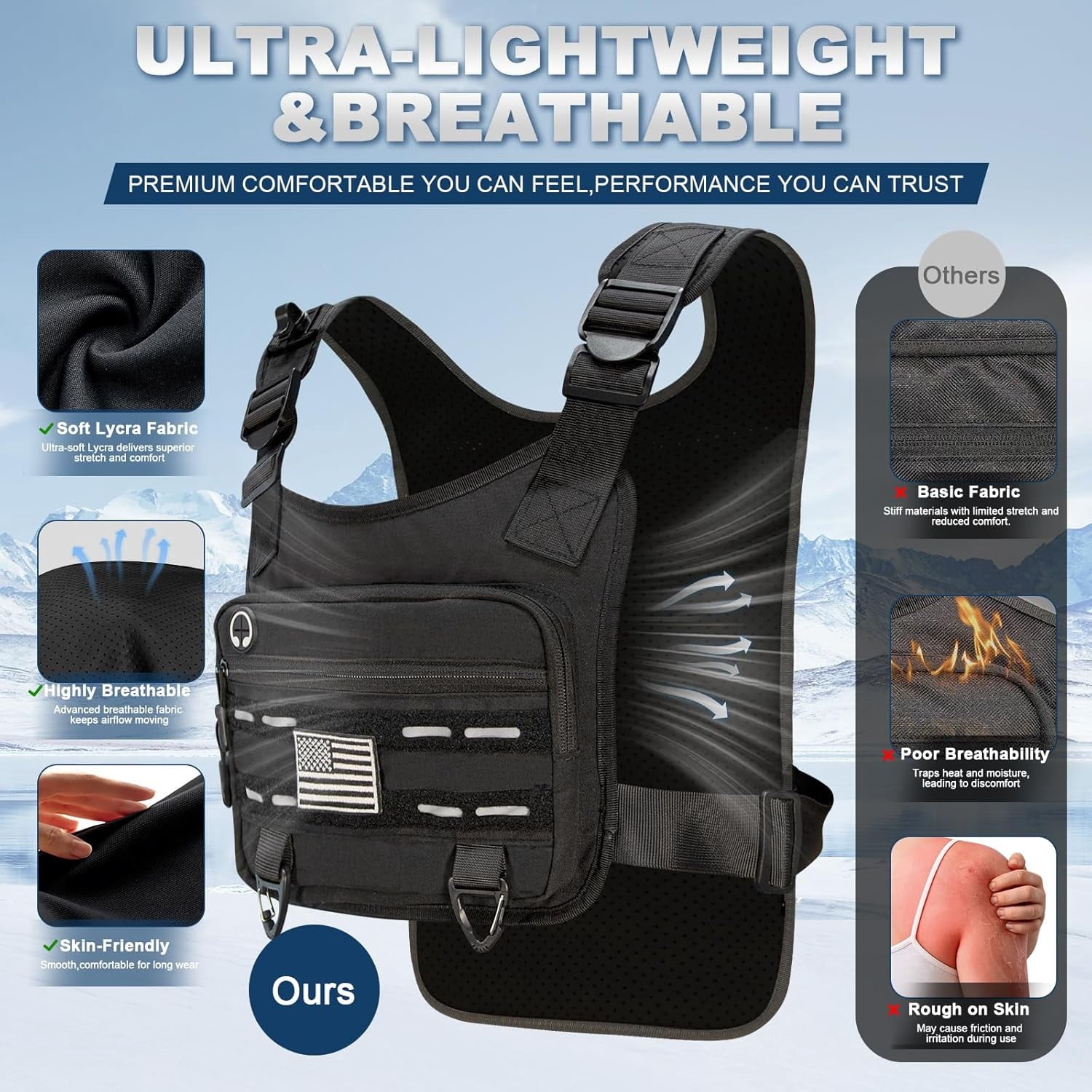 Running Vest for Women Men with 500ml/1.5L Water Bottle, Adjustable Hydration Vest with Water Bladder |Reflective |Lightweight |Muti-Pockets |Breathable for Running Accessories for Hiking