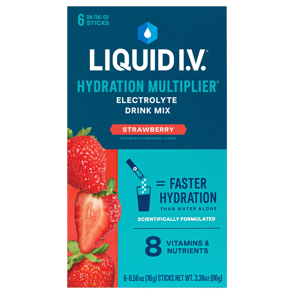 Liquid I.V.® Lemon Lime Hydration Multiplier® Powdered Electrolyte Drink Mix, 6 Count Packets