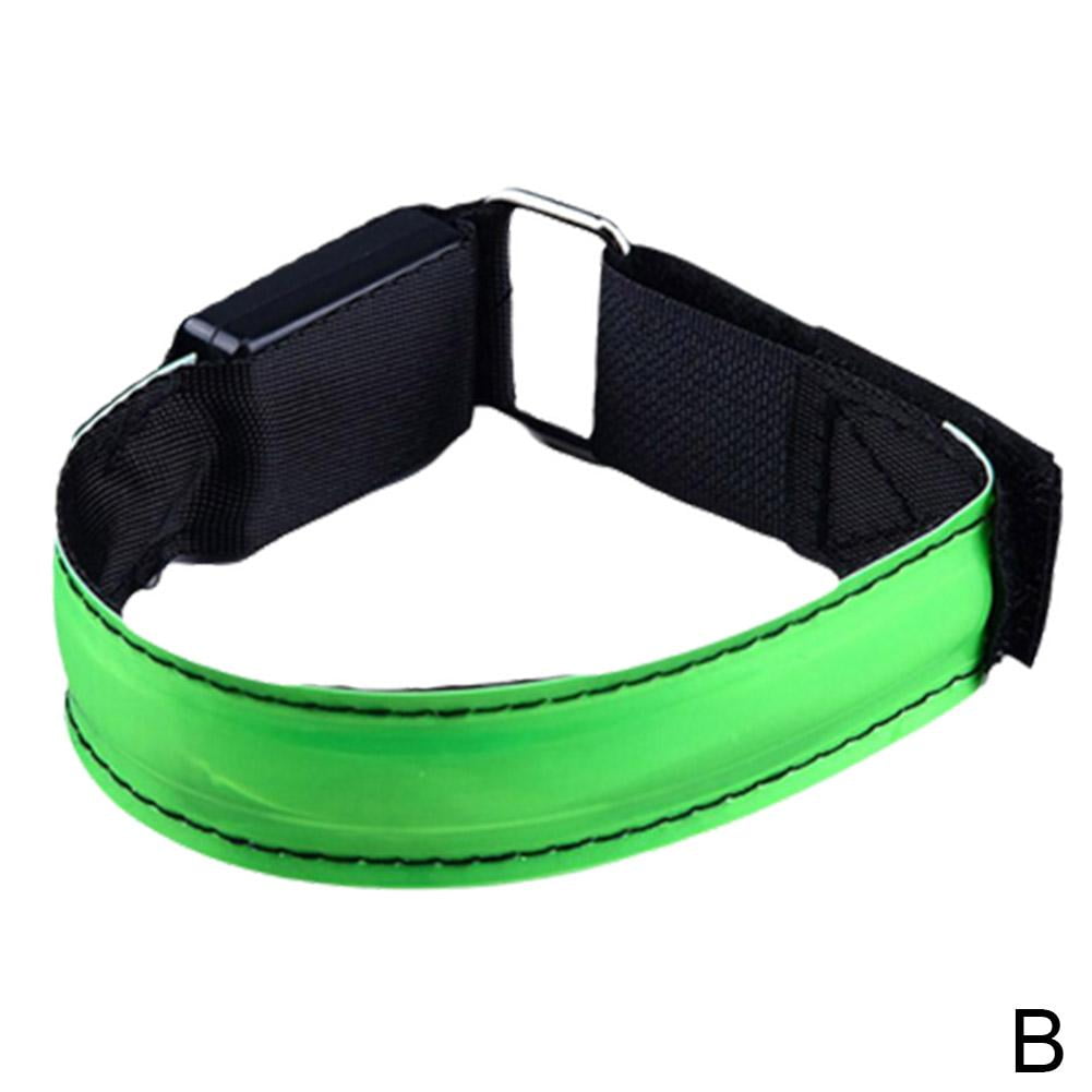 USB Charging LED Luminous Night Rning Armbands Bracelets Sports F5T7 A0Z2