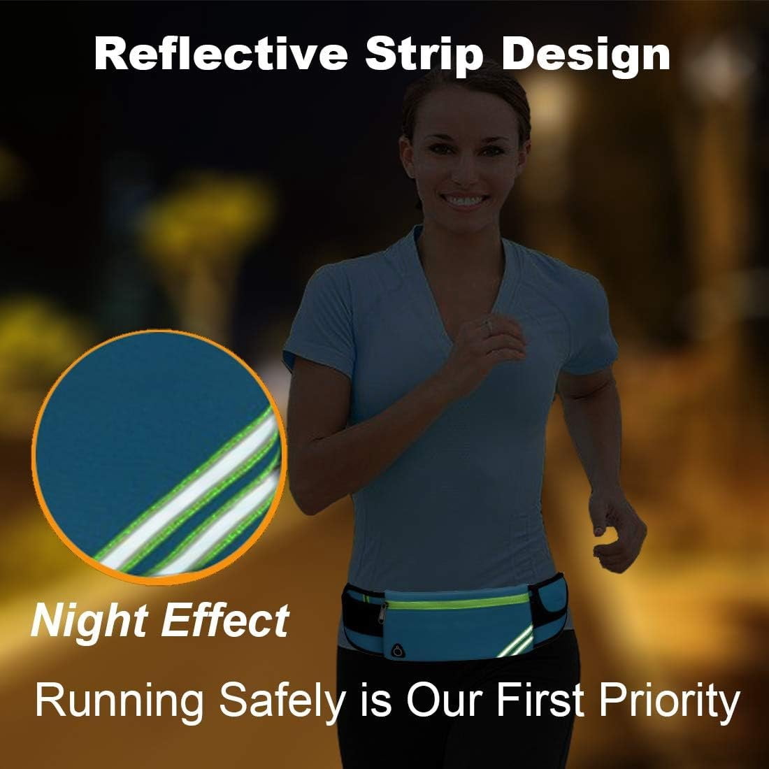 Women Fanny Pack Running Belt,Belt Bag,Water Resistant Wasit Pack Bag for Hiking Fitness,Phone Carrier,Running Gear.