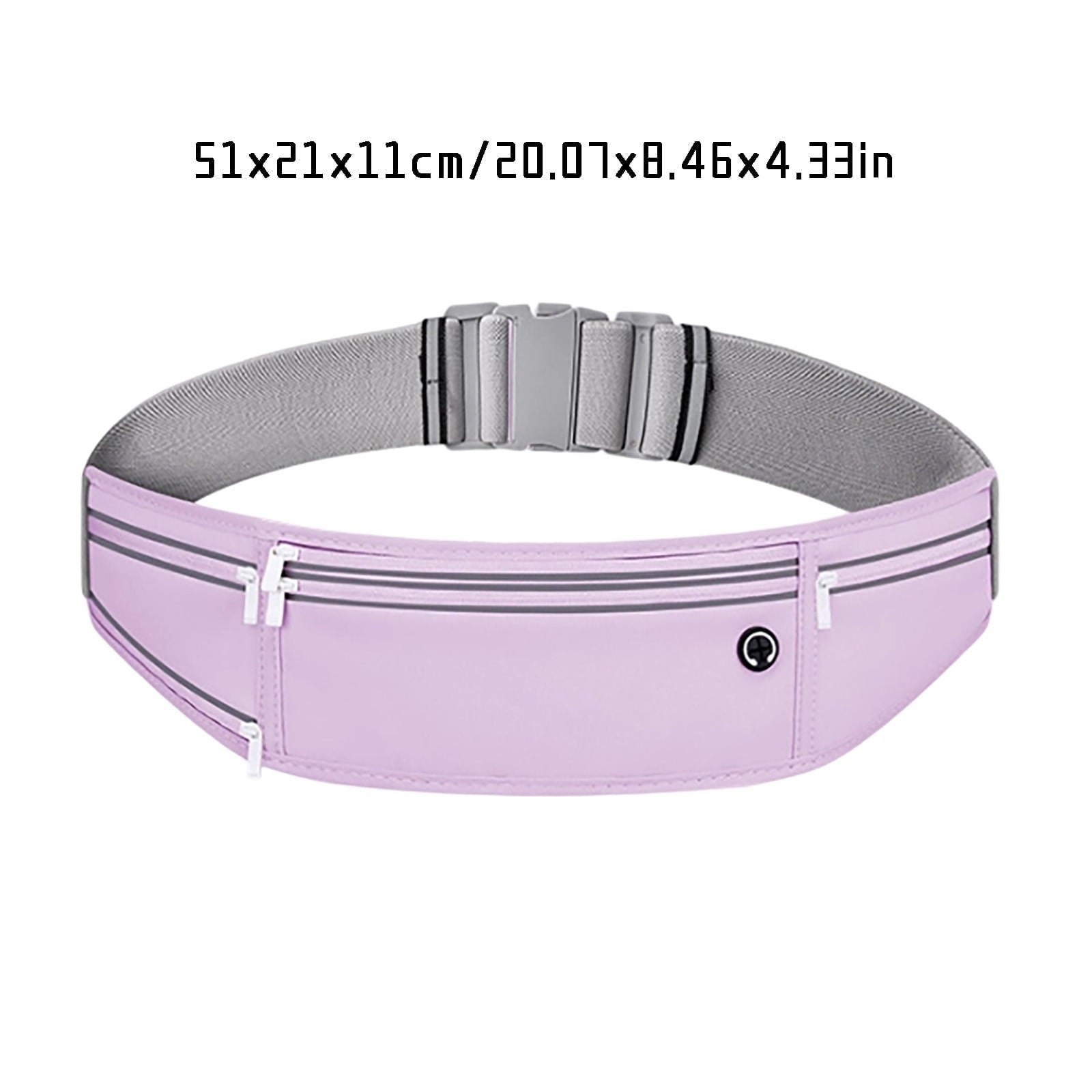 Running Belt Waist Pack With Water Bottle Holder Slim Adjustable Fanny Pack Reflective Strip Phone Holder For Hiking Workouts Outdoor Sports Accessories