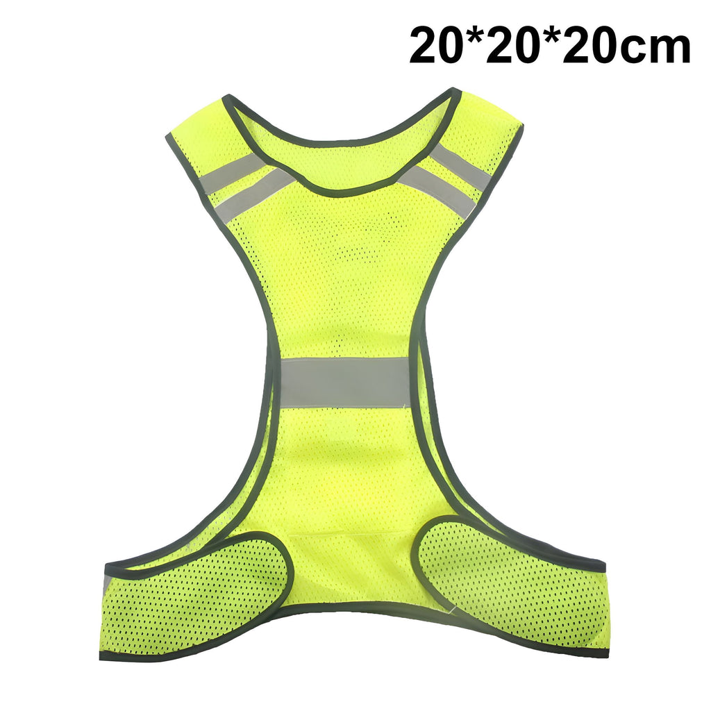 GJX 2026 New Led Reflective Running Vest,High Visibility Warning Lights for Runners,Adjustable Elastic Safety Gear Accessories for Men/Women Night Running,Walking,Cycling/Biking