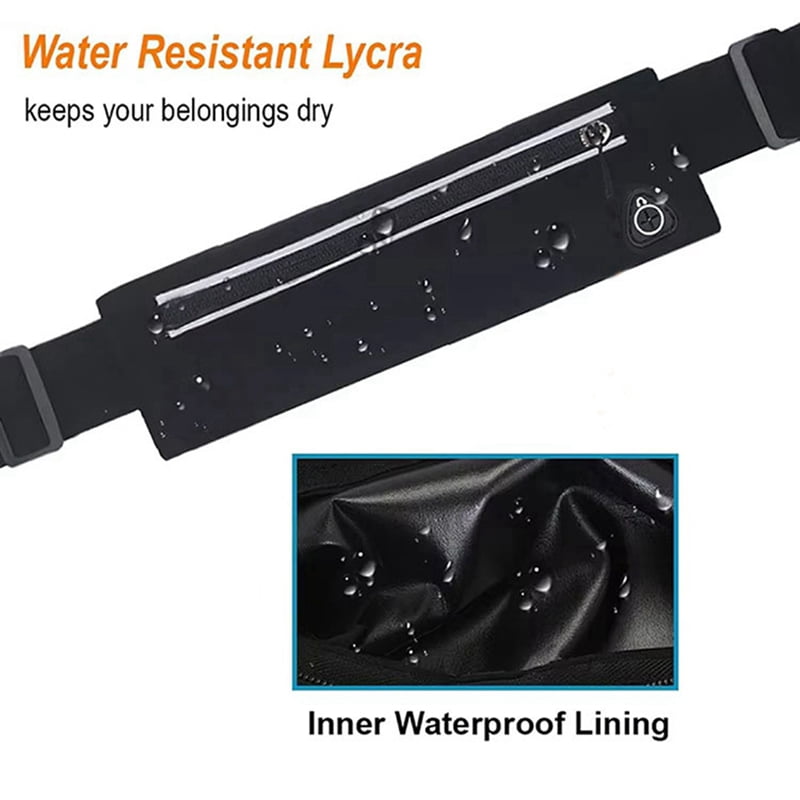 Running Belt Fanny Pack, Slim Runners Waist Pack, Reflective Running Gear Accessories for Exercise Marathon Jogging