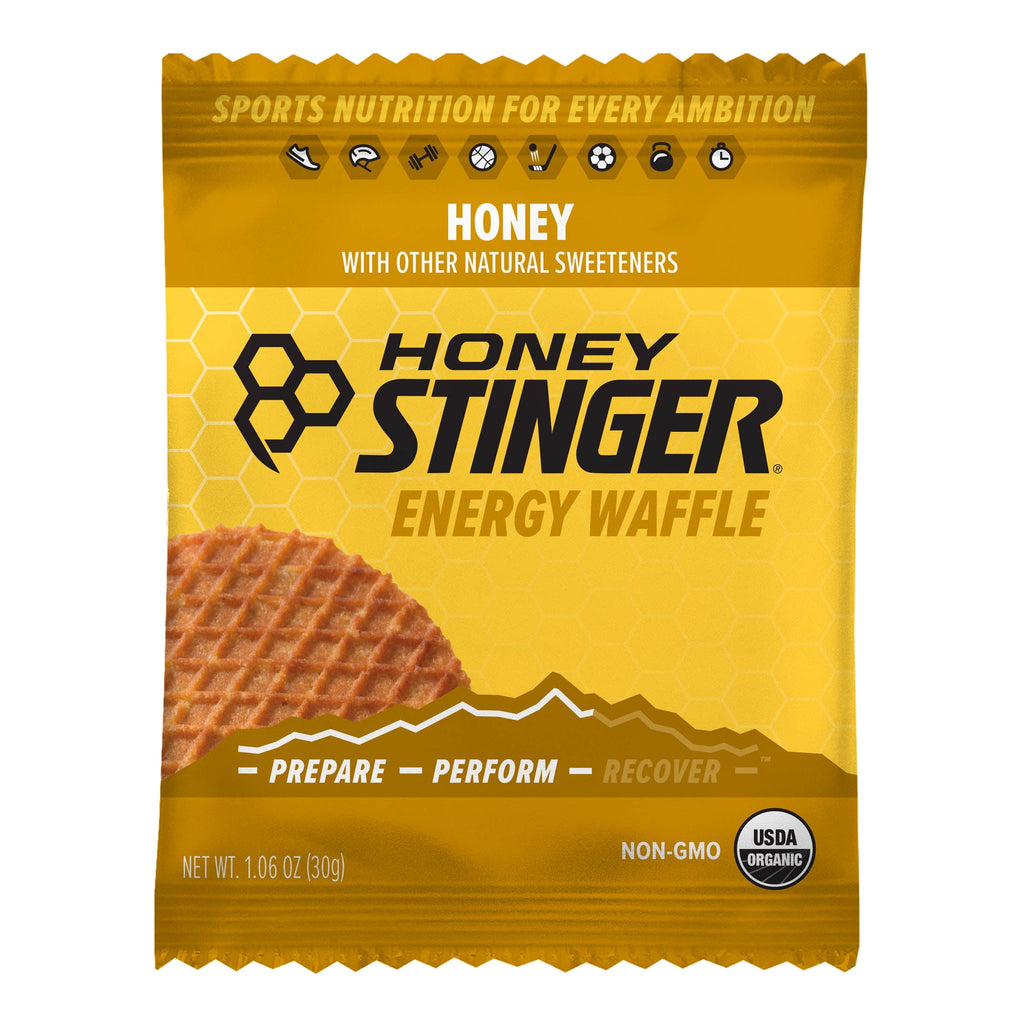 Honey Stinger Organic Energy Waffle Snack, Honey, 1.06 oz, 6 Count Box