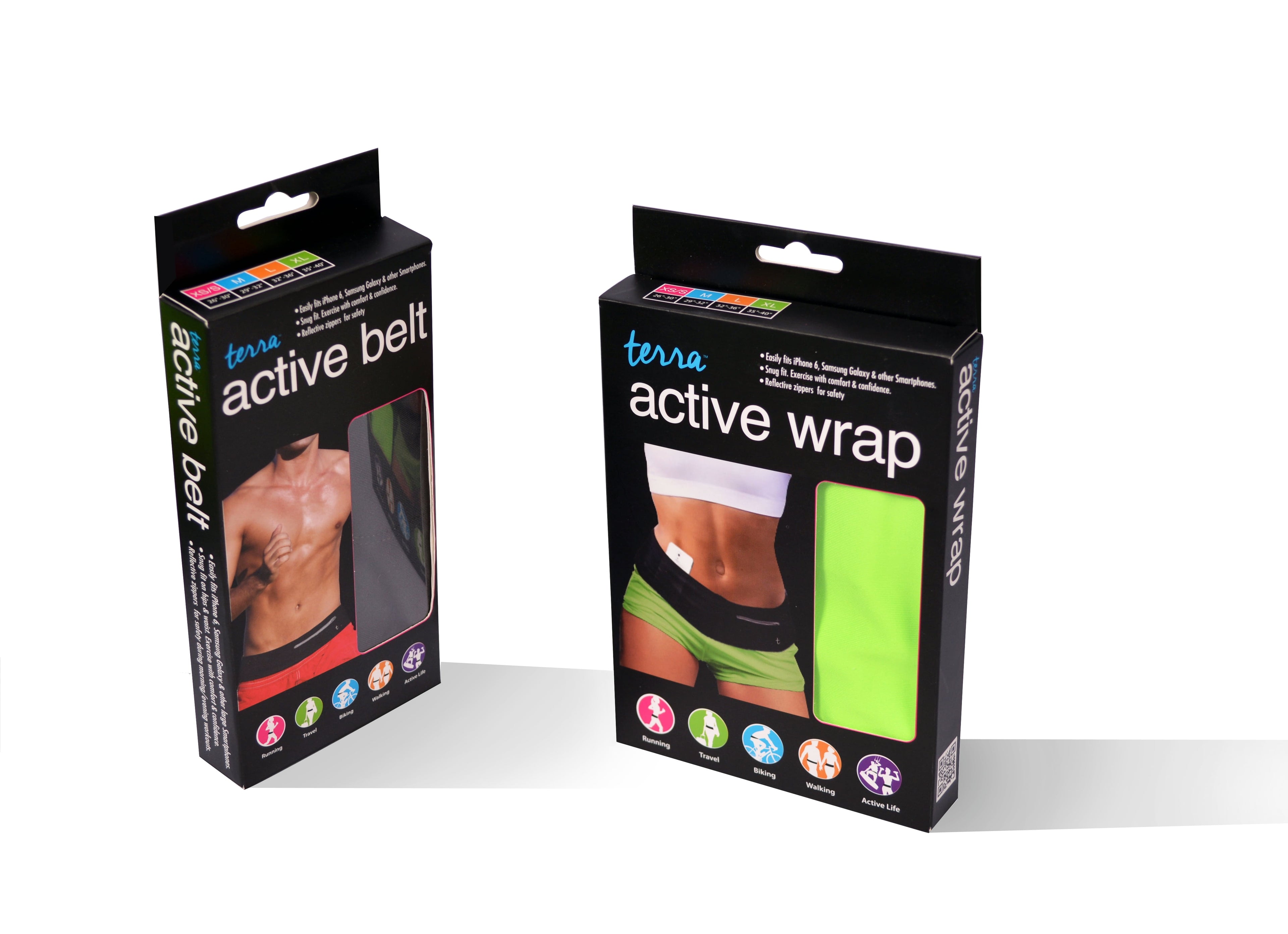 Runner Waist Pack - Hip Hug Running Fuel Belt with 2 Pockets - NO BOUNCE Runner's Fanny Pack - Storage Pouch Bag Runners