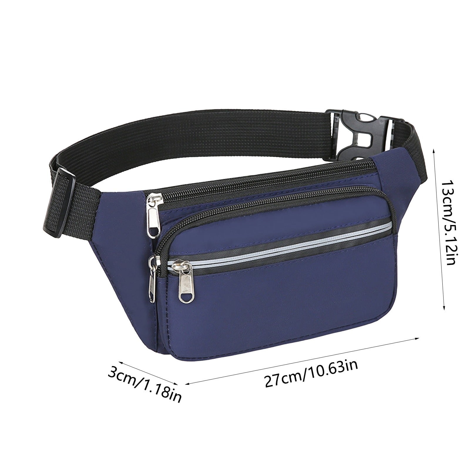 2Pcs Slim Running Belt Fanny Packs for Women Men,Waist Pack Phone Holder for Walking Fitness Workout Exercise,Water Resistant Running Travel Belt Bag Jogging Pouch,Gym Accessories for Runner
