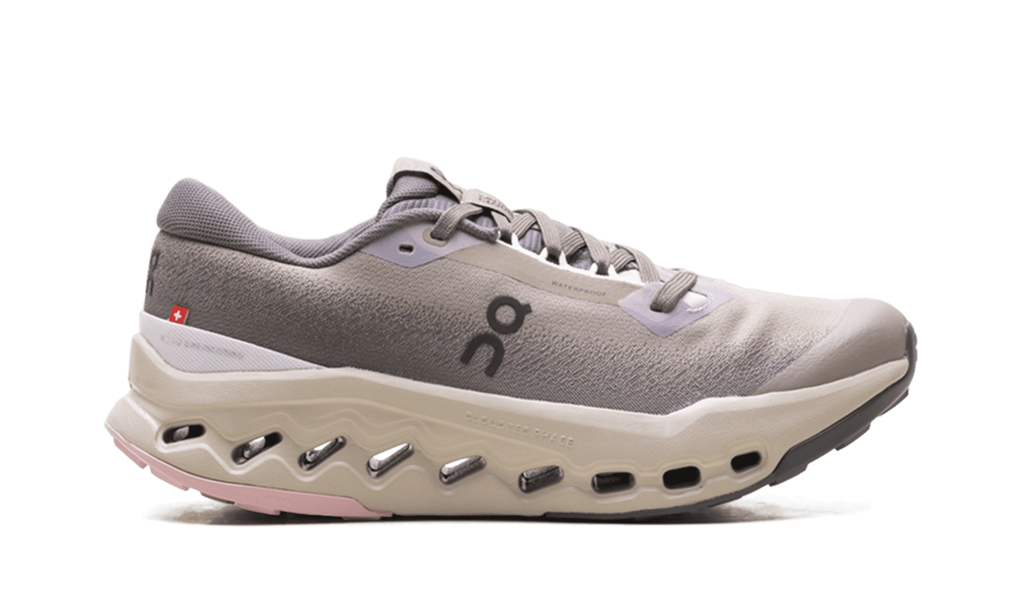 ON RUNNING WOMENS Cloudsurfer Trail 2 WP Womens "Cinder/Desert" 3WF30123318 3WF30123318 from Stadium Goods