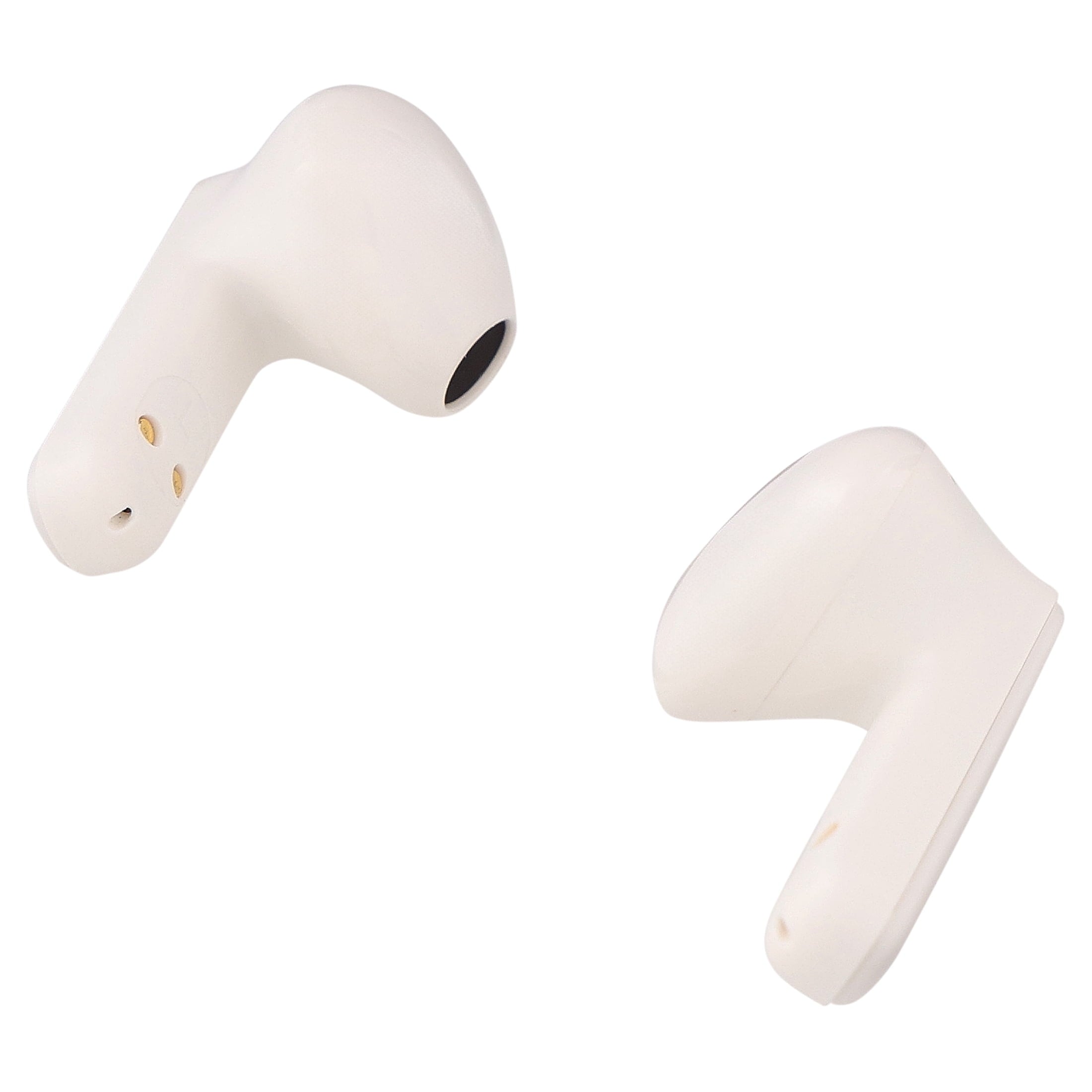onn Hushbyte Wireless Earbuds, White