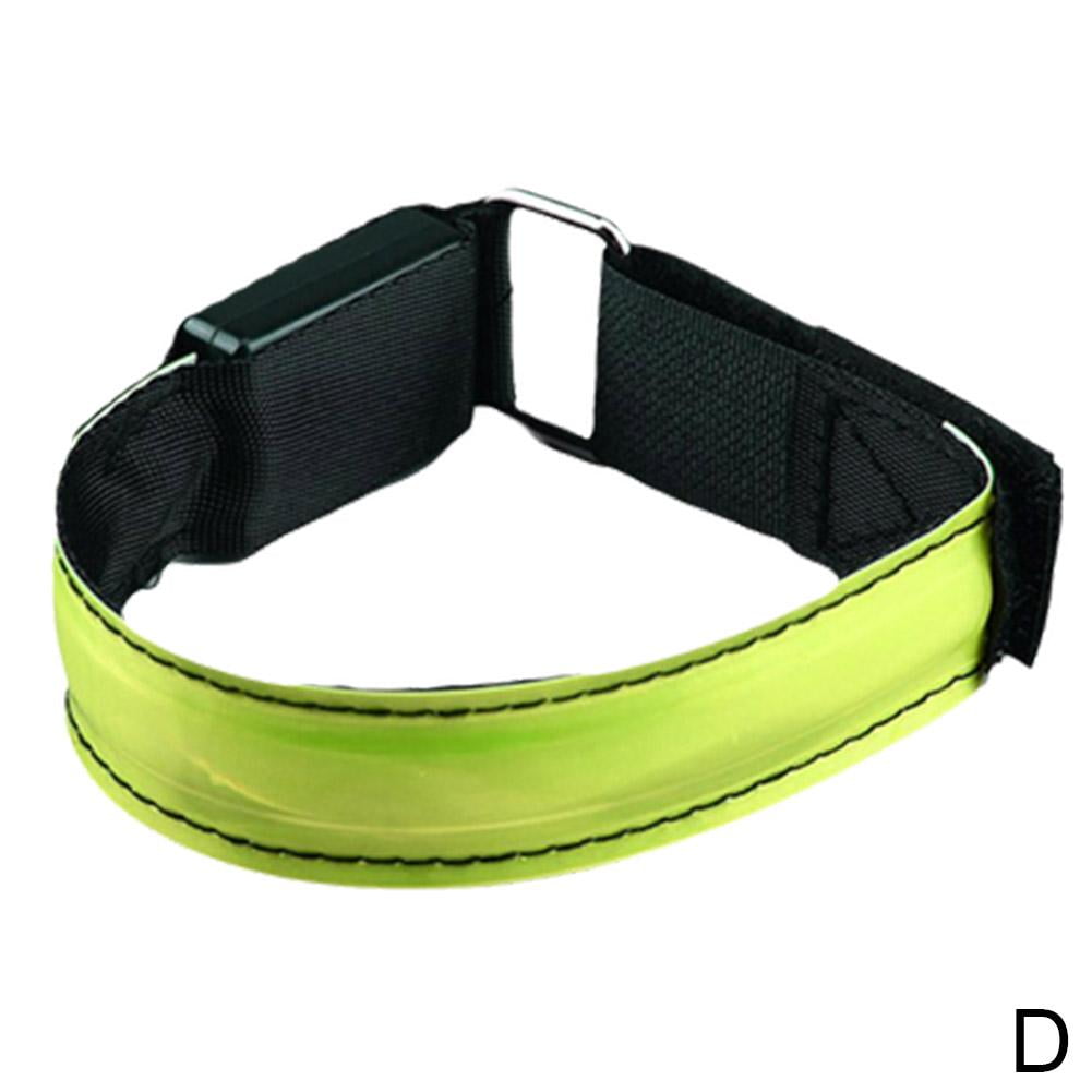 USB Charging LED Luminous Night Rning Armbands Bracelets Sports F5T7 A0Z2