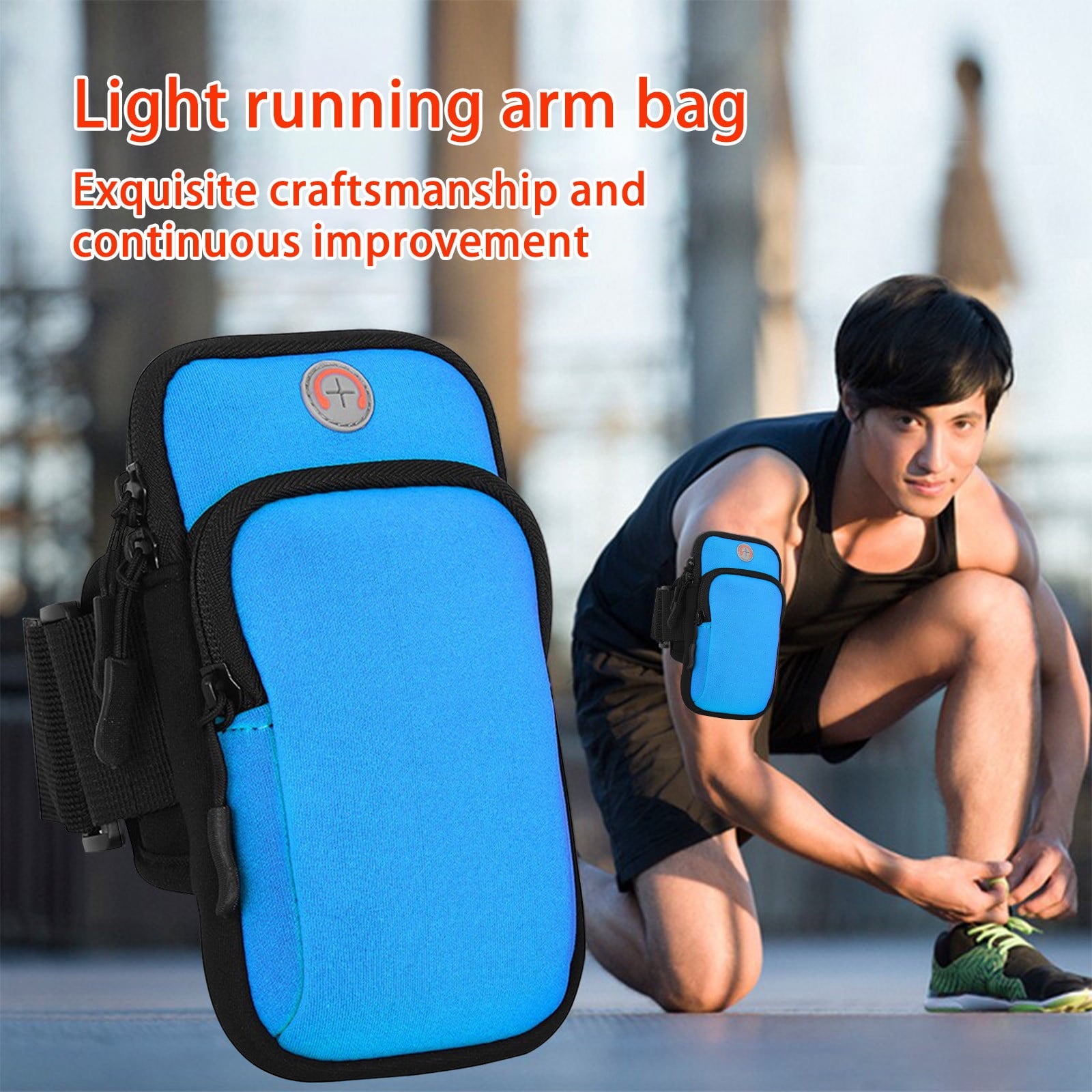 lulshou Phone Holder Arm Bands For Men & Women Fits All Cell Phones Use For Running Walking